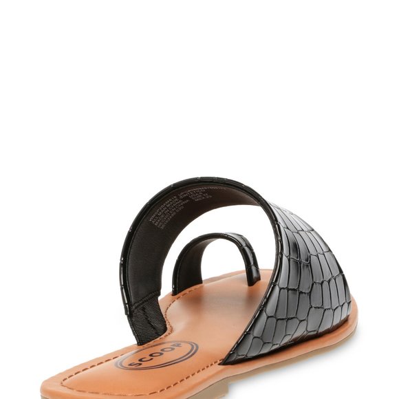 NEW - Scoop Women's Harper Toe Ring Slide Sandals - Picture 4 of 5